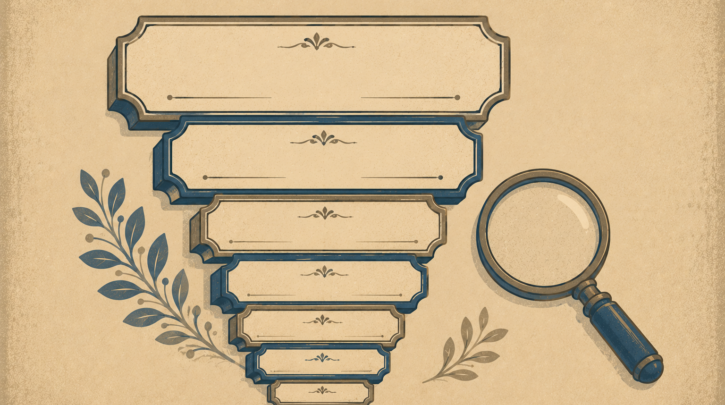 Illustration representing the most common Portuguese surnames