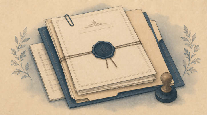 Illustration of documents required for a Portuguese citizenship by descent application