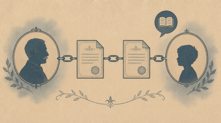 Illustration of Portuguese citizenship claimed through a grandparent
