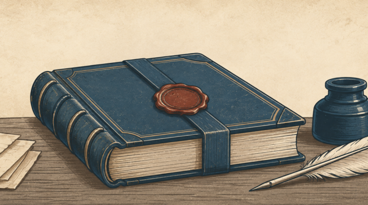 Illustration of a Portuguese civil registration ledger